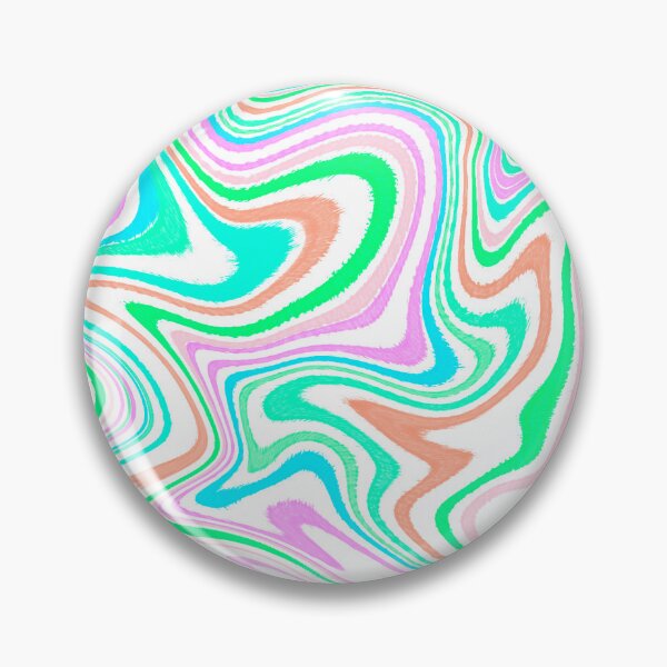 Item preview, Modern Liquid Swirl Abstract Pattern Square Vibrant Neon Tones, White, Orange, Green, Blue and Hot Pink, Multicolor Design.png designed and sold by theprintedclub.