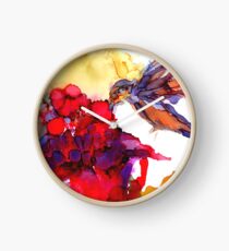 Little Yummy Hummingbird Clock