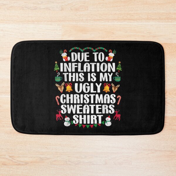 Item preview, Funny Due to Inflation Ugly Christmas Sweaters Mens Womens designed and sold by IsraelCastro.