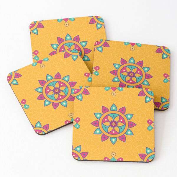 Item preview, Colorful Rangoli Pattern designed and sold by amoghdesign.
