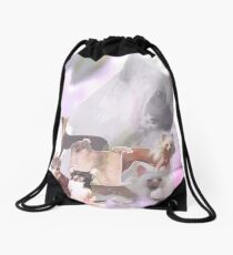 Chinese Crested Dogs Drawstring Bag