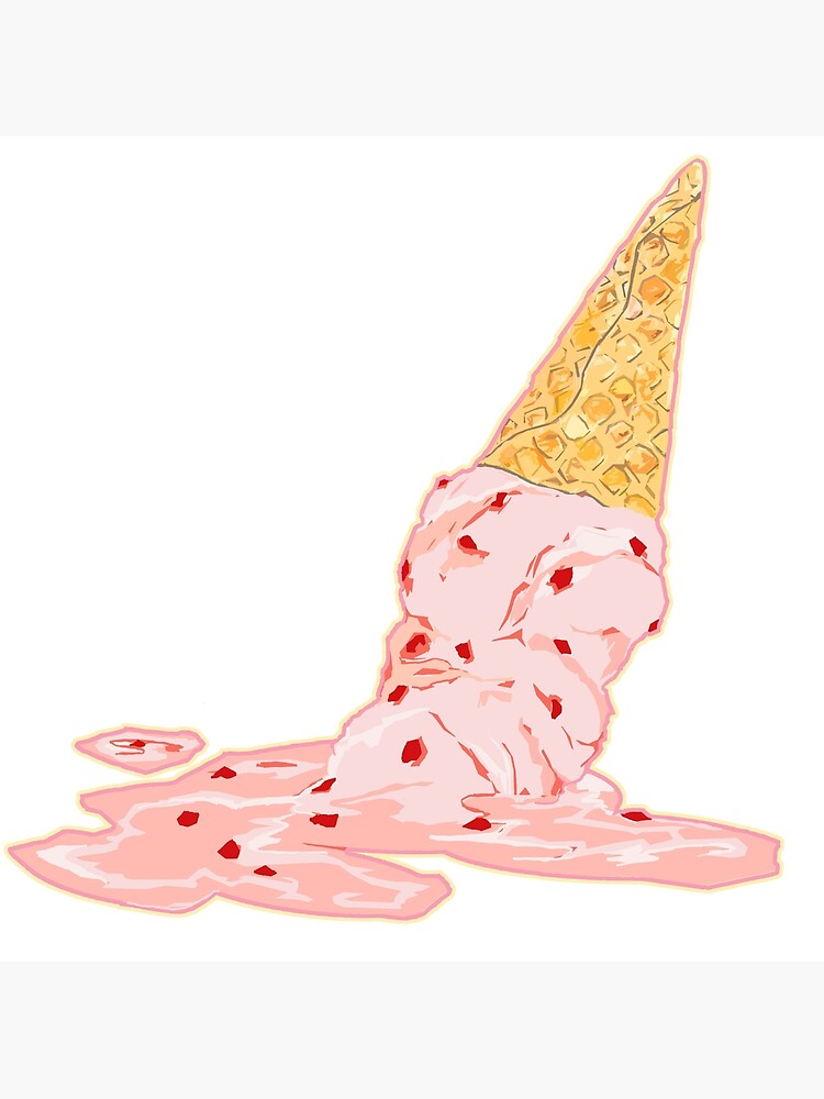 Dropped ice cream cone sculpture - Picture of Dropped Cone