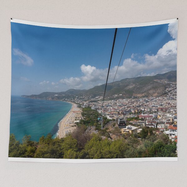 Item preview, Alanya beach cityscape designed and sold by hawkie.