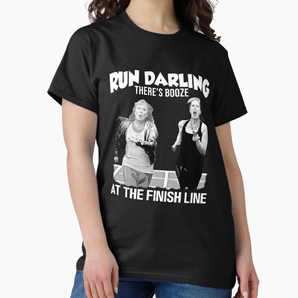 Artikel-Vorschau von Run Darling There’s Booze At The Finish Line – Absolutely Fabulous, designt und verkauft von roritahamzeei.