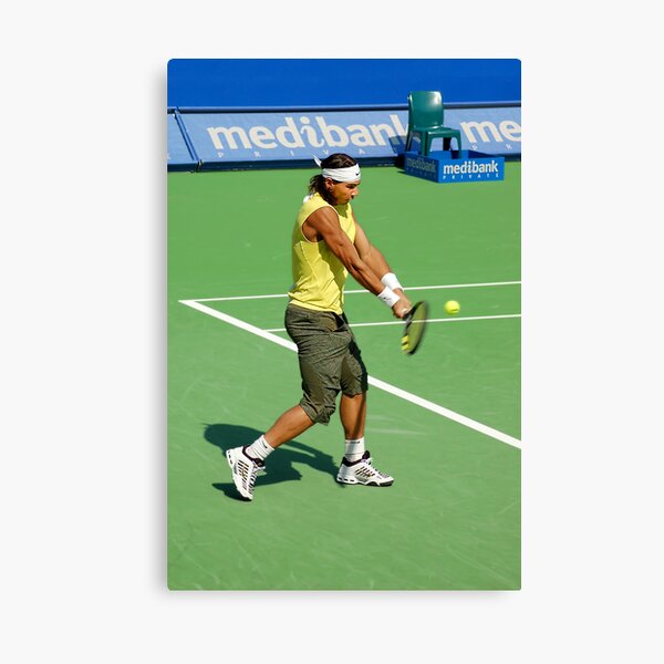 Backhand (Rafael Nadal) Canvas Print
