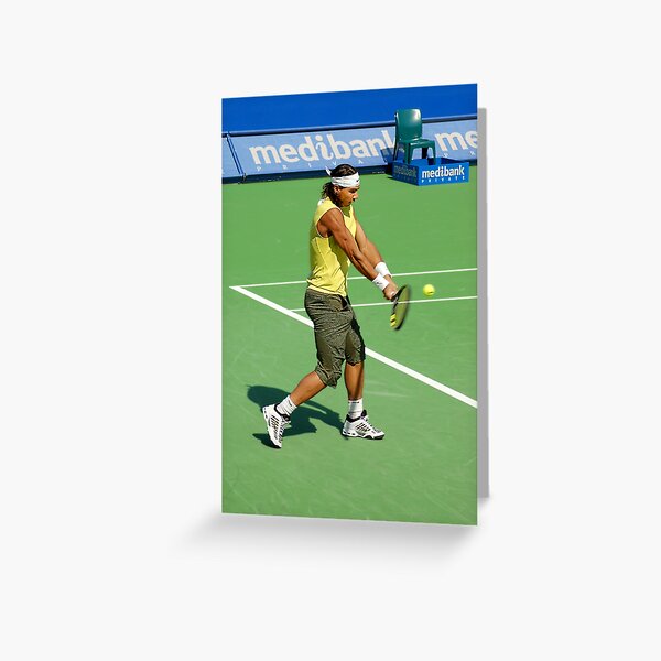 Backhand (Rafael Nadal) Greeting Card