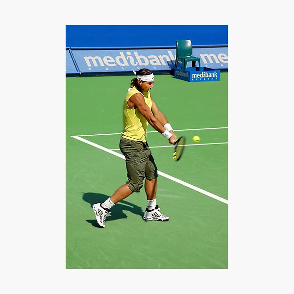 Backhand (Rafael Nadal) Photographic Print