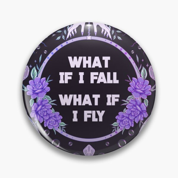Item preview, What if I fall… what if I fly? designed and sold by Robyn Adams.