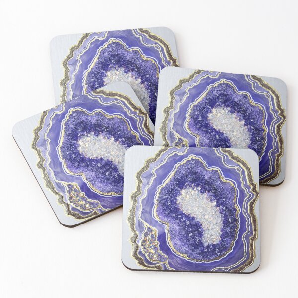 Item preview, Amethyst geode wall art. designed and sold by Sandytov.