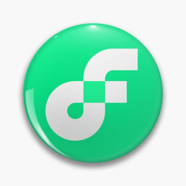 Artikelvorschau, Flow FLOW Crypto Altcoin – Clean Light Green Logo Variante #2 entworfen und verkauft von CryptoMoods.