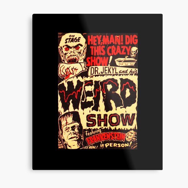 Halloween - Frankenstein, Dr. Jekyl Metal Print