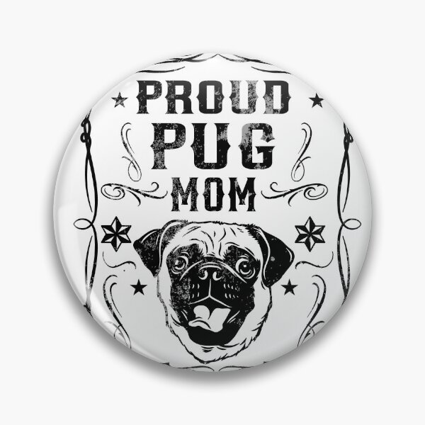 Item preview, Proud Pug Mom designed and sold by PrettyPittie Shop.