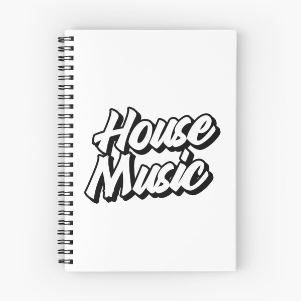 Artikelvorschau, HOUSE MUSIC - Schriftstil (schwarz) entworfen und verkauft von Discothreadz.