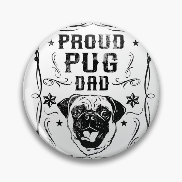 Item preview, Proud Pug Dad designed and sold by PrettyPittie Shop.