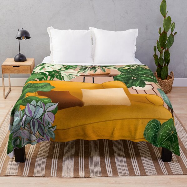 Item preview, Cute Cozy Room Full Of Plants designed and sold by Ana Moguš.