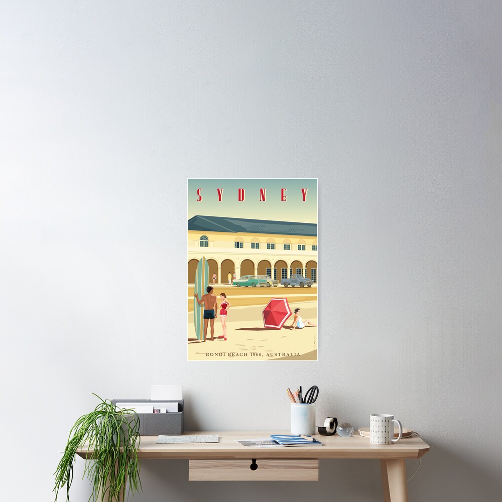 Sydney, Bondi Bathers Pavilion, 1960 Poster
