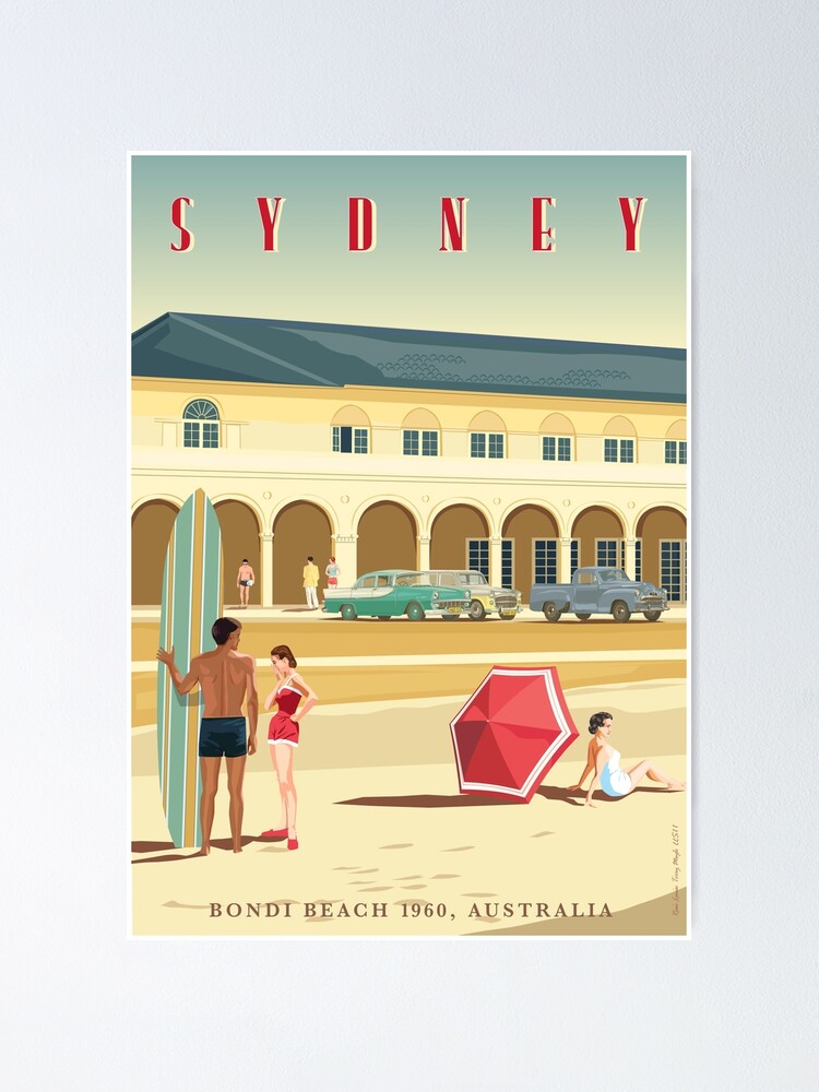 Alternate view of Sydney, Bondi Bathers Pavilion, 1960 Poster
