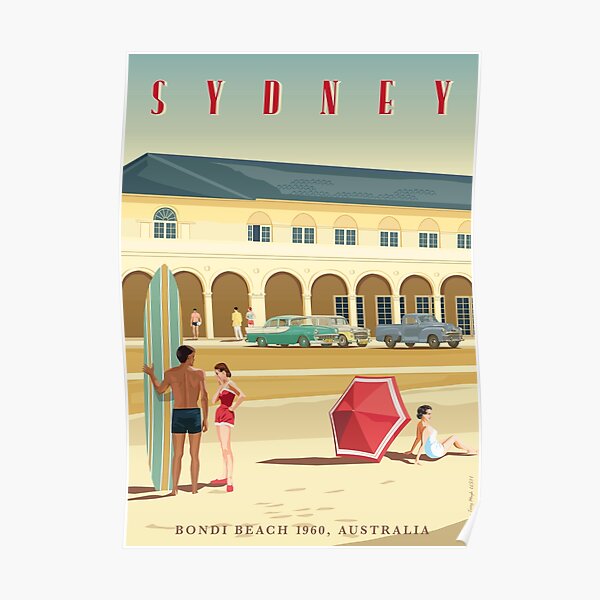 Sydney, Bondi Bathers Pavilion, 1960 Poster
