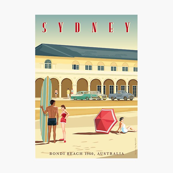 Sydney, Bondi Bathers Pavilion, 1960 Photographic Print