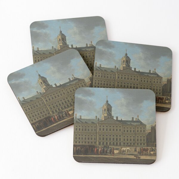 Item preview, The Town Hall on Dam Square, Amsterdam - Gerrit Berckheyde, 1672 designed and sold by 2Girls1Shirt.