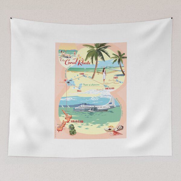 Item preview, TEAL - The Coral Route  designed and sold by contourcreative.