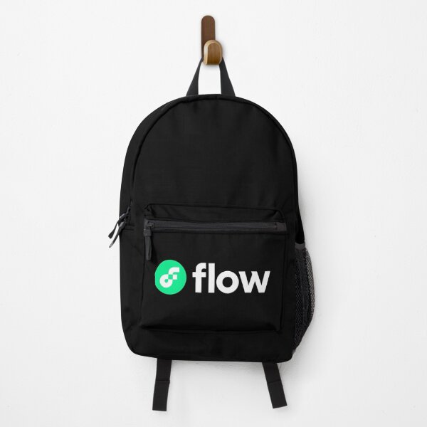 Item preview, Flow FLOW Crypto Altcoin - Clean Horizontal Light Green Logo with Text Logo designed and sold by CryptoMoods.
