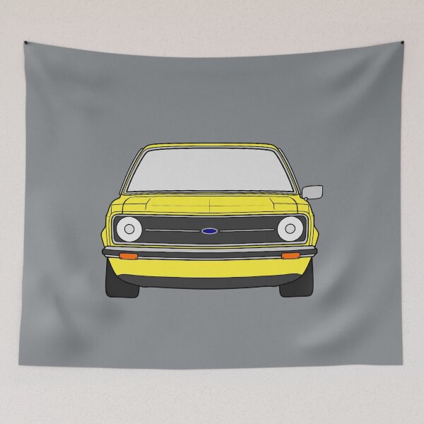 Item preview, Ford Escort Mk2 signal yellow color designed and sold by EdimDesign.