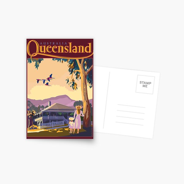 Item preview, Art Deco Queensland with Queenslander House designed and sold by contourcreative.