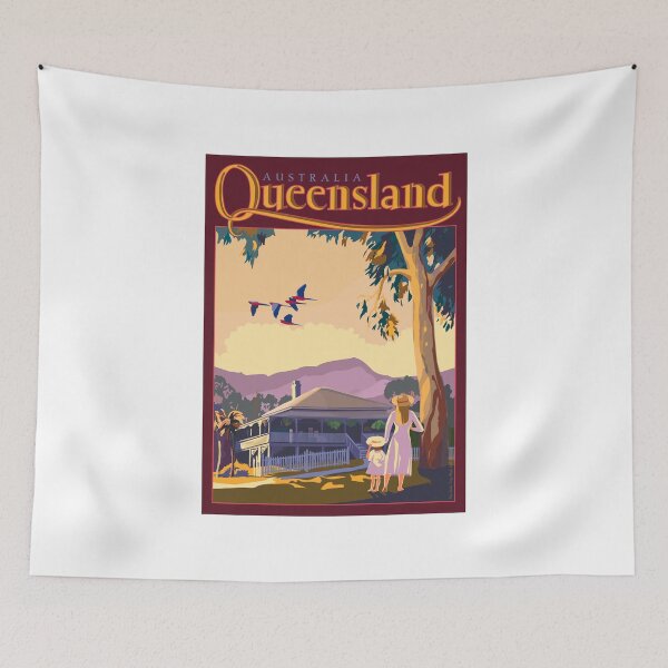 Item preview, Art Deco Queensland with Queenslander House designed and sold by contourcreative.
