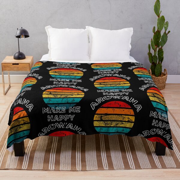 Item preview, Arowana Make Me Happy Retro Sunset designed and sold by JRRTs.
