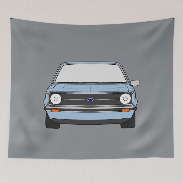 Item preview, Ford Escort Mk2 nordic blue color designed and sold by EdimDesign.