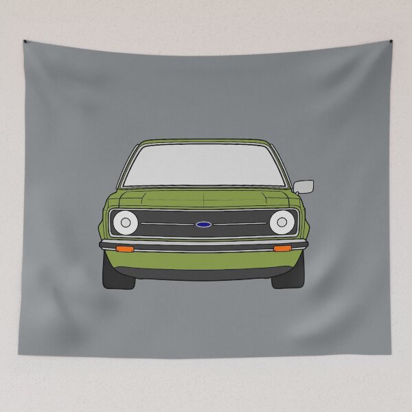 Item preview, Ford Escort Mk2 java green color designed and sold by EdimDesign.
