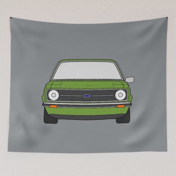 Item preview, Ford Escort Mk2 signal green color designed and sold by EdimDesign.