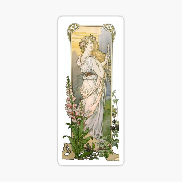 Item preview, Mountain Flowers (1900) - Elisabeth Sonrel designed and sold by SALON DES ARTS.