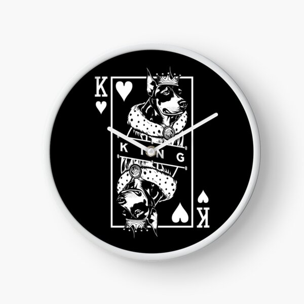 Item preview, Doberman Pinscher King Of Hearts Dog Playing Card Pop Art designed and sold by GrandeDuc.