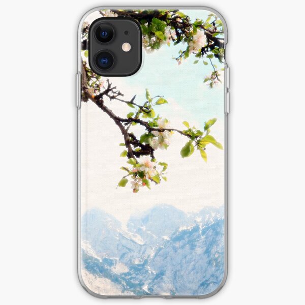 Apple Blossoms and Mountains iPhone Soft Case