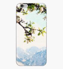 Apple Blossoms and Mountains iPhone Case
