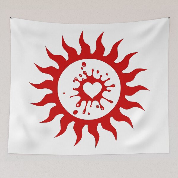 Item preview, Heart Of The Sun Tattoo (Red) designed and sold by Summer-Winter.