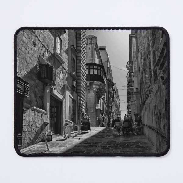 Item preview, Coffee Morning in Valletta - Monochrome designed and sold by Violaman.
