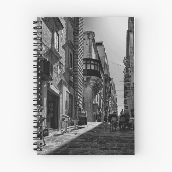 Item preview, Coffee Morning in Valletta - Monochrome designed and sold by Violaman.