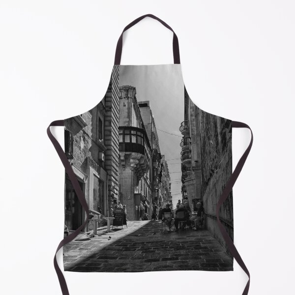 Item preview, Coffee Morning in Valletta - Monochrome designed and sold by Violaman.