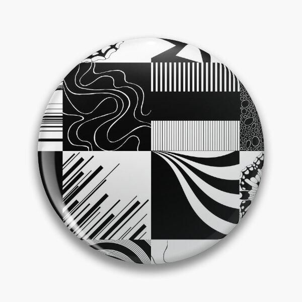 Item preview, Patchwork Patterns - Black and White designed and sold by LAEC-Shop.