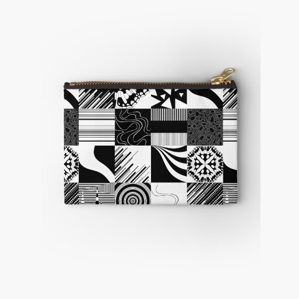 Item preview, Patchwork Patterns - Black and White designed and sold by LAEC-Shop.