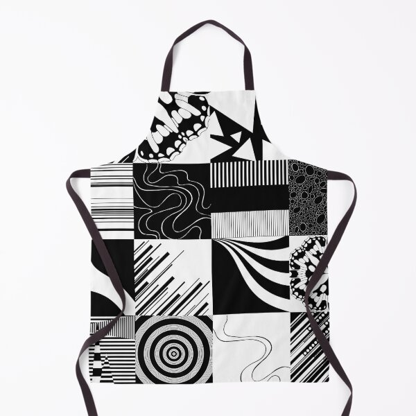 Item preview, Patchwork Patterns - Black and White designed and sold by LAEC-Shop.