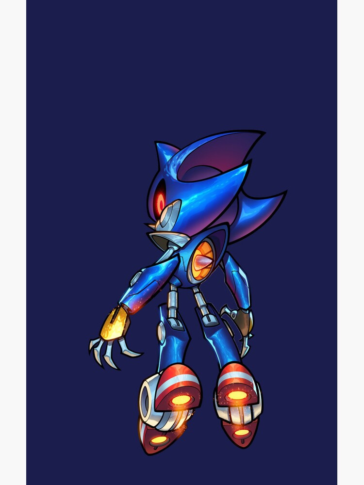 Metal Sonic Menacing | Sticker