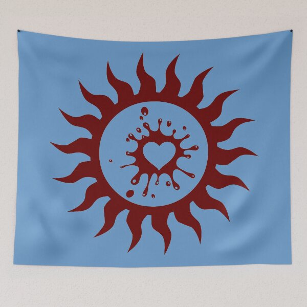 Item preview, Heart Of The Sun Tattoo (Burgundy) designed and sold by Summer-Winter.