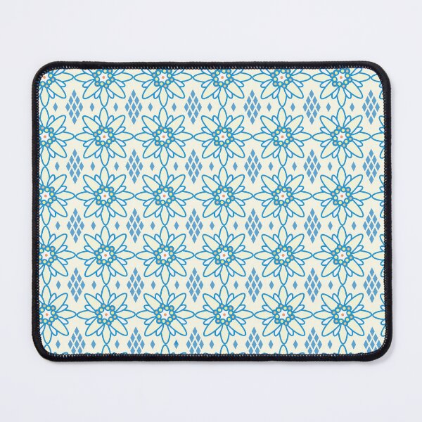 Item preview, edelweiss flowers with bavarian blue diamonds designed and sold by amoghdesign.