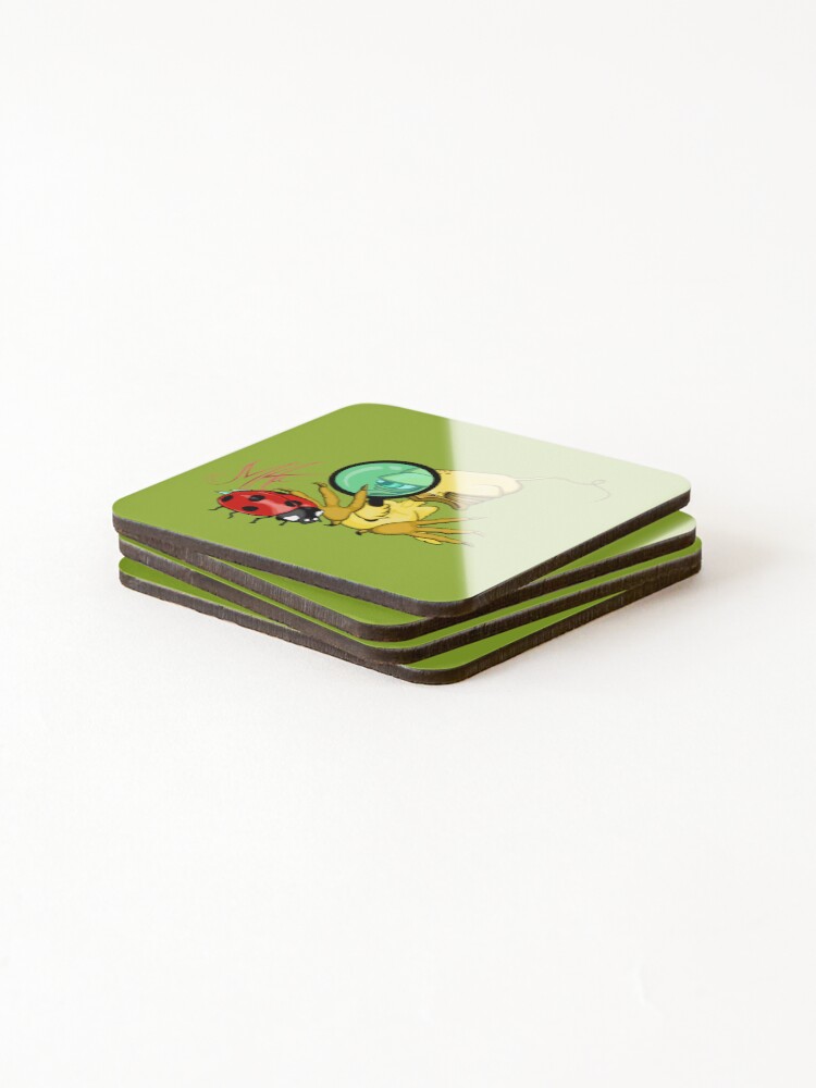 Thumbnail 4 of 5, Coasters (Set of 4), Grumpy Chicken explorer designed and sold by GrumpyChickenMA.