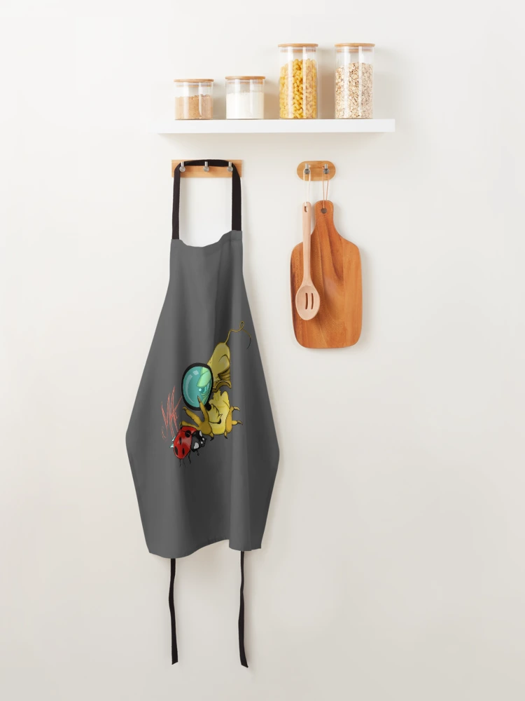 Thumbnail 4 of 6, Apron, Grumpy Chicken explorer designed and sold by ArtAastrup  by Marianne Aastrup.