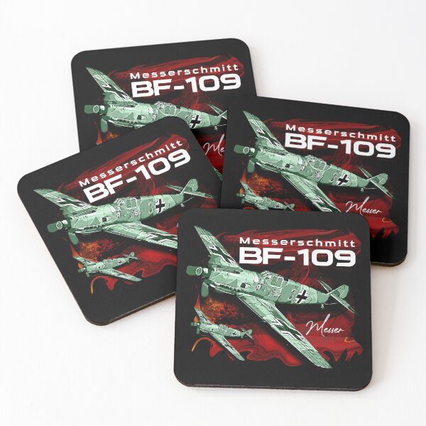 Item preview, Misserschmitt BF-109 Luftwaffe Vintage German Fighter Aircraft designed and sold by Aerolovers.